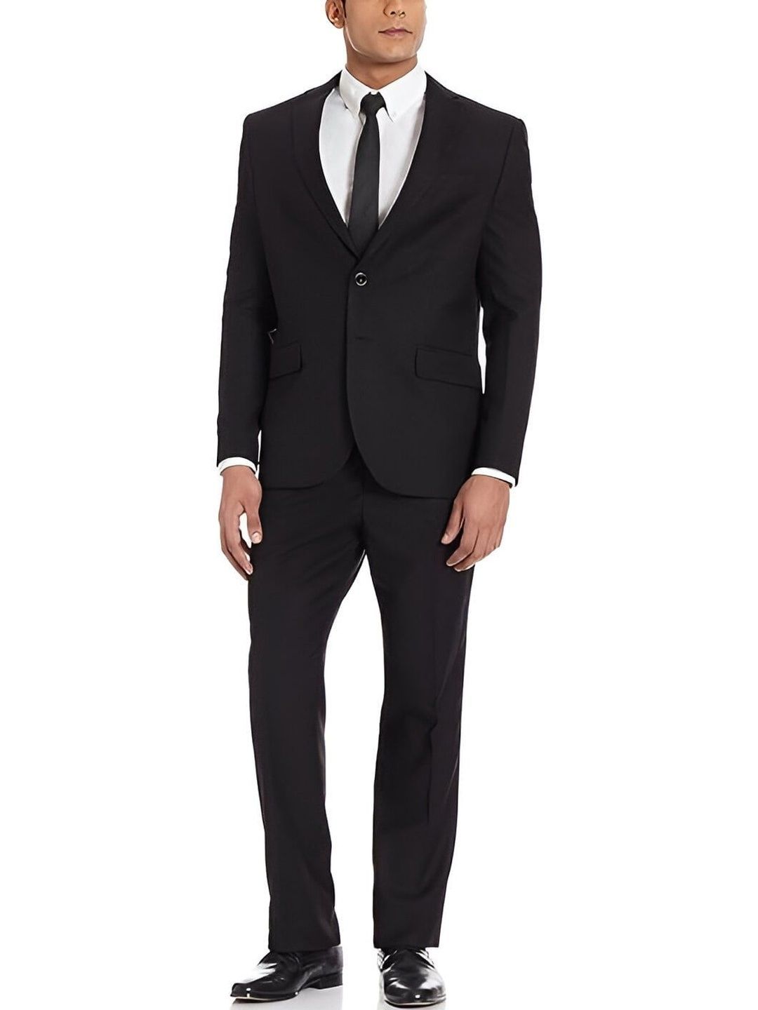 RISANI Lapel Collar Single Breasted 2 Piece Suit
