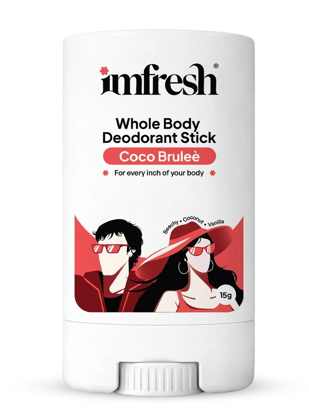 imfresh Long Lasting Coco Brulee Whole Body Deodorant Stick - 15 g