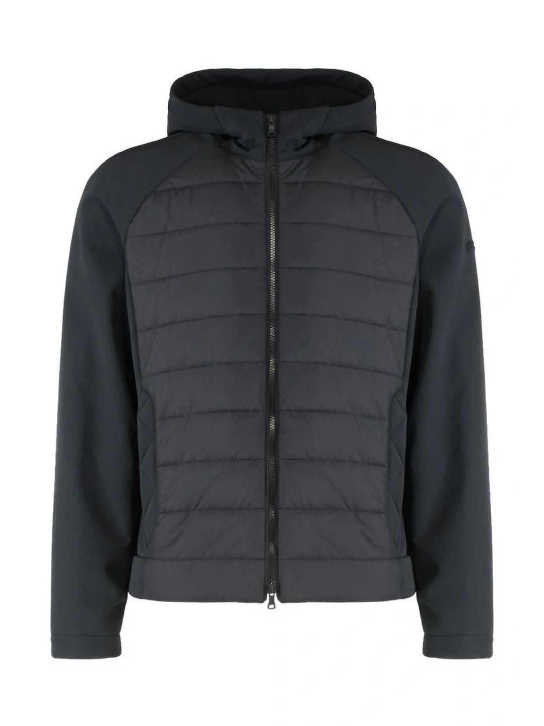 Paul & Shark Black Quilted Hood Jacket