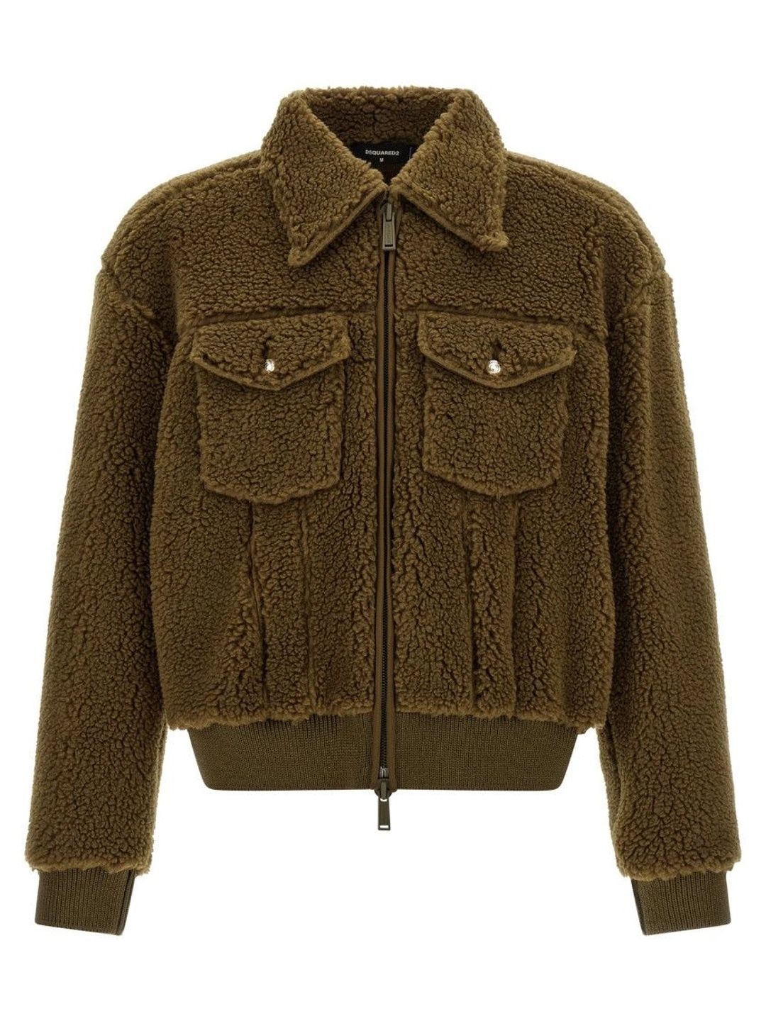 Dsquared2 Brown Shirt Collar Jacket