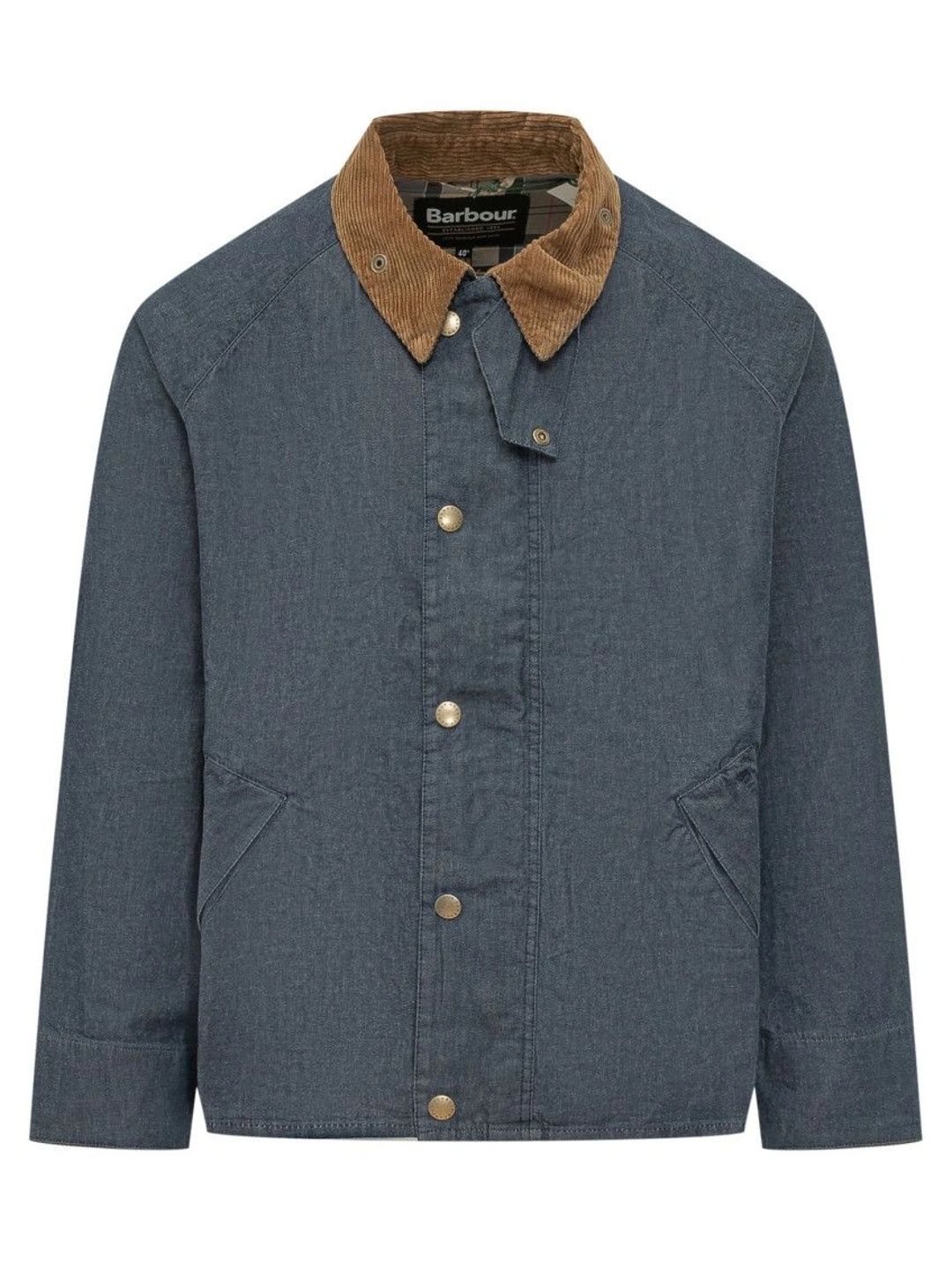 Barbour Blue Shirt Collar Jacket