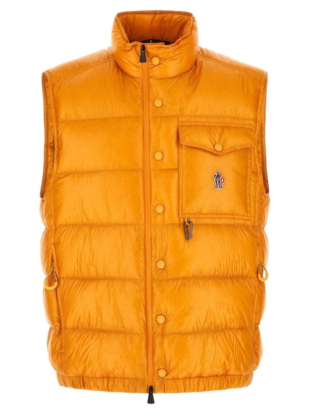 Moncler Yellow Quilted Logo Jacket