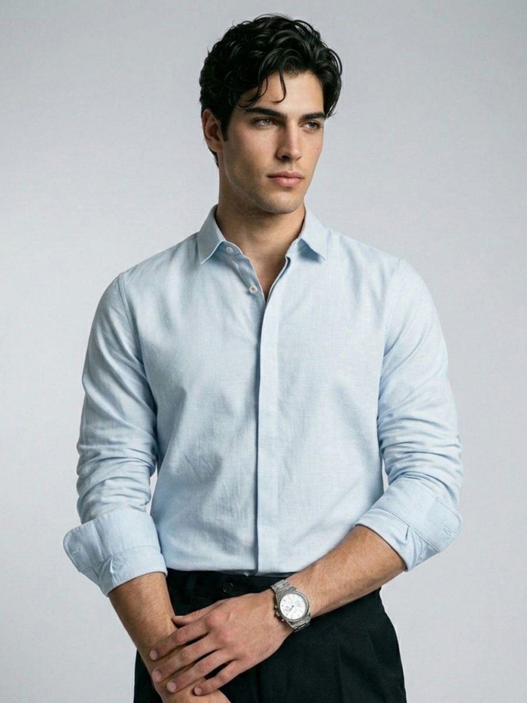 OvrWrk Slim Fit Casual Shirt