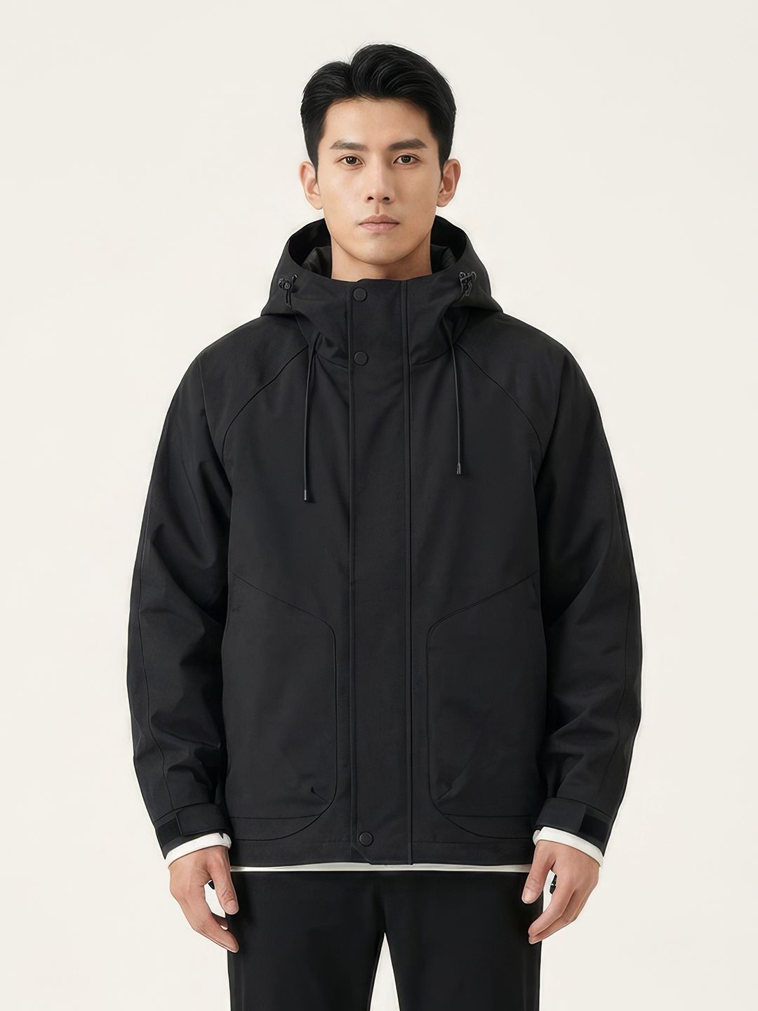 StyleCast x Revolte Men Hooded Solid Casual Rapid-Dry Tailored Jacket