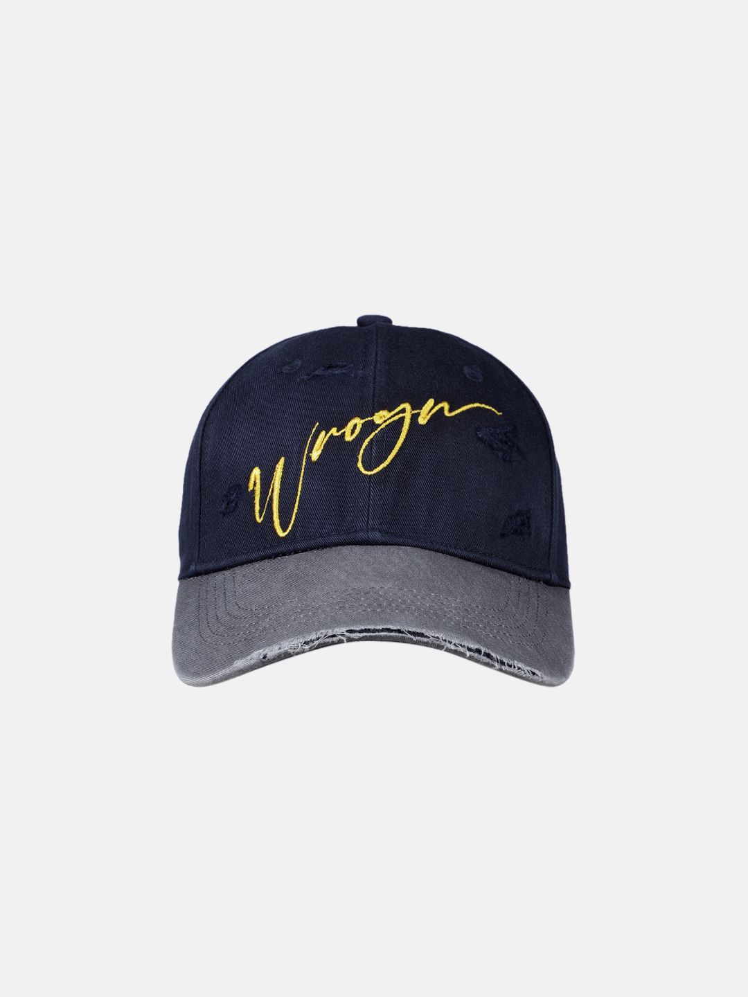 WROGN Unisex Colourblocked Cotton Baseball Cap