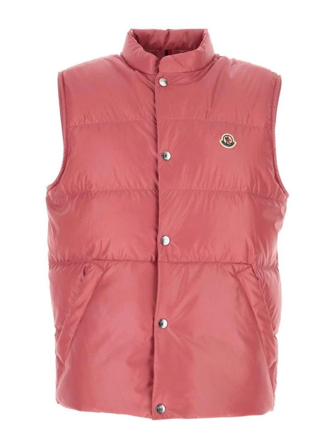 Moncler Pink Mock Collar Jacket