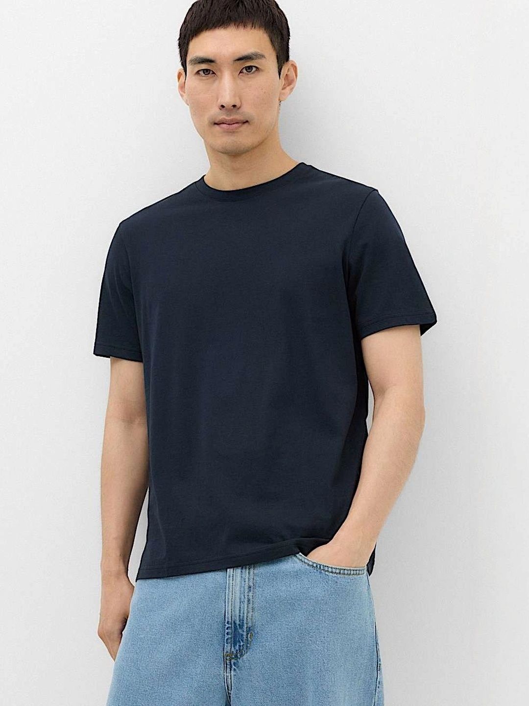 Marks & Spencer Regular Fit Pure Cotton Crew Neck T-Shirt