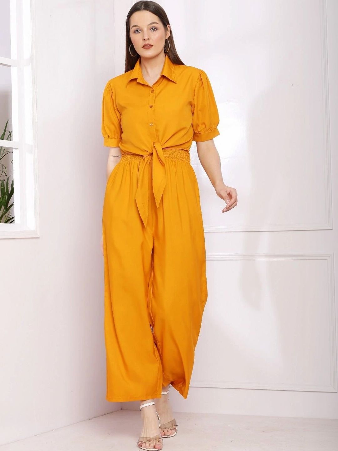 ZESHE MESHE Puff Sleeve Maxi Dress