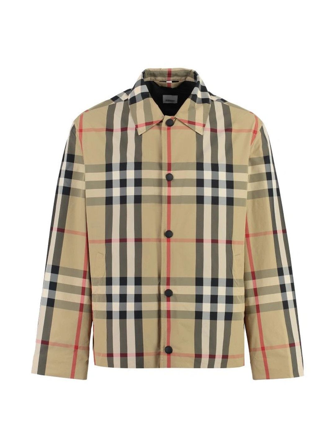 Burberry Men Checked Woven Jacket