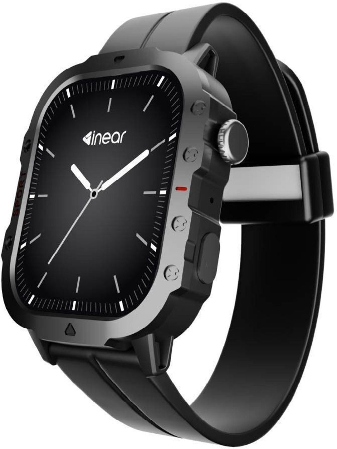 inear INWATCH with 2.01 Inch HD Display- Bluetooth Calling- Smartwatch