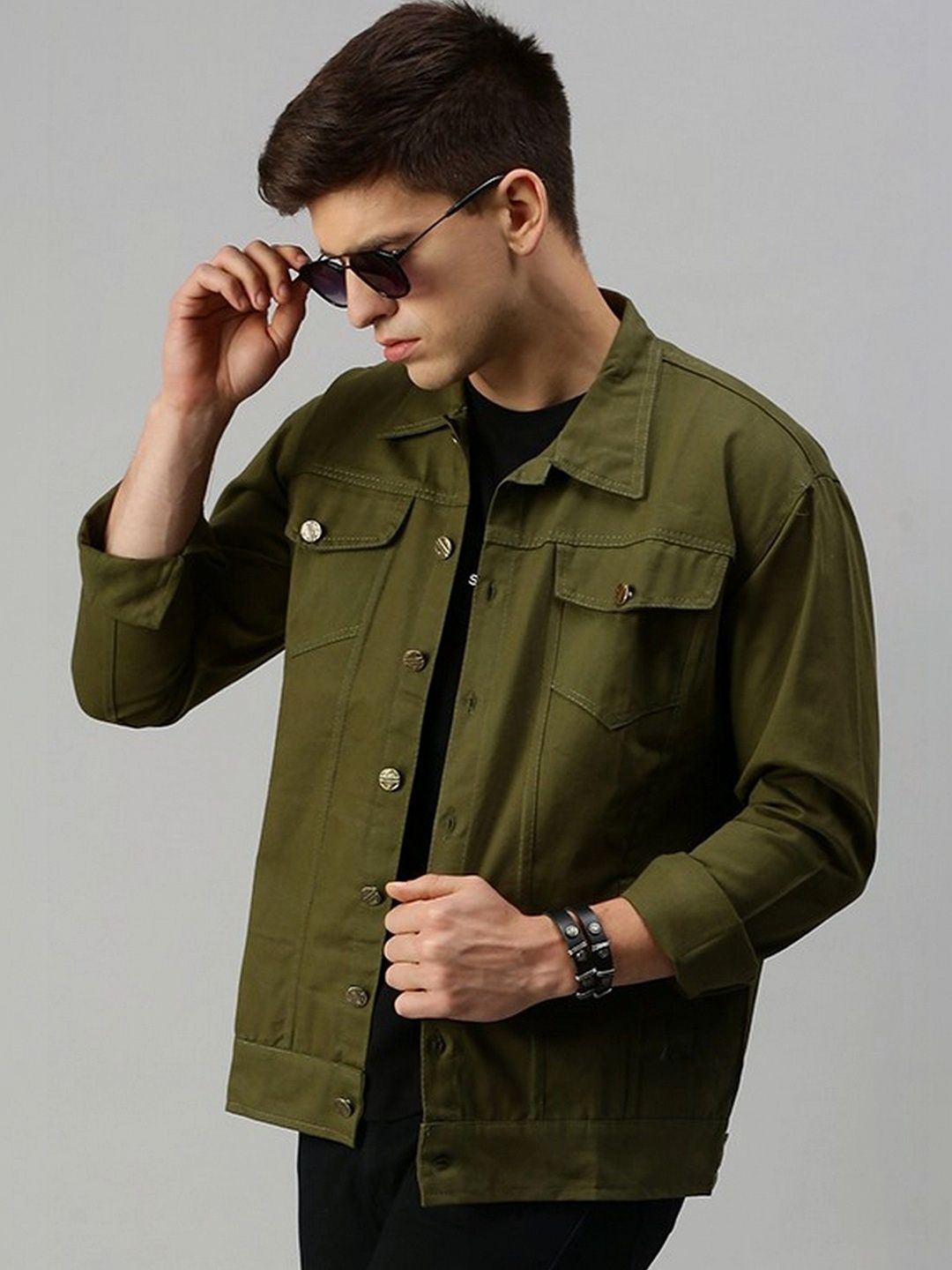 Kaali Peeli Men Outdoor Denim Jacket