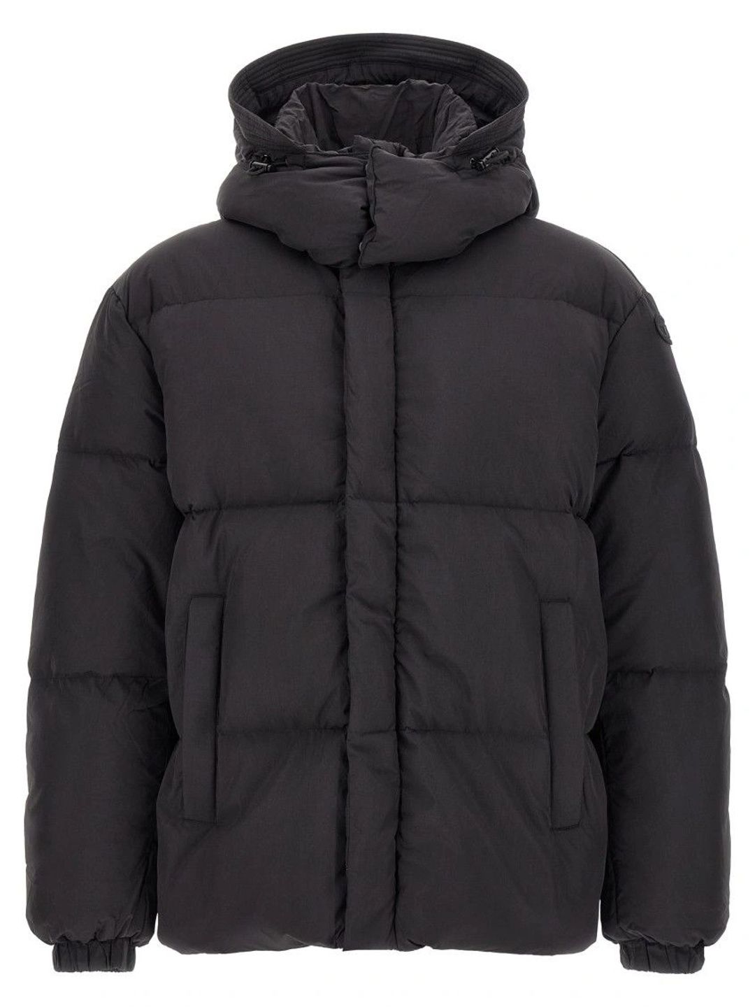 DIESEL Black Quilted Hood Jacket