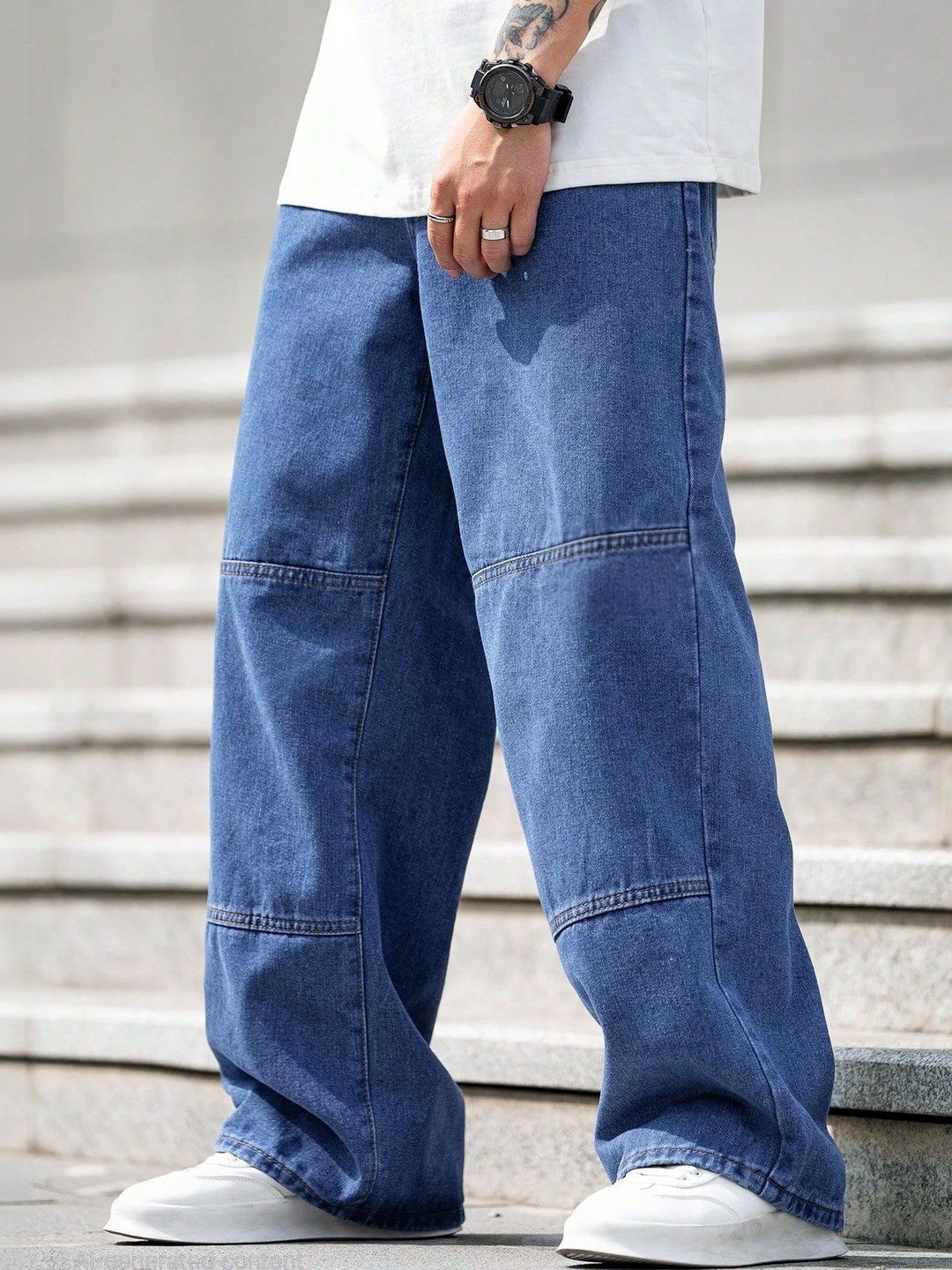 Encrypt Men Regular Fit High-Rise Jeans