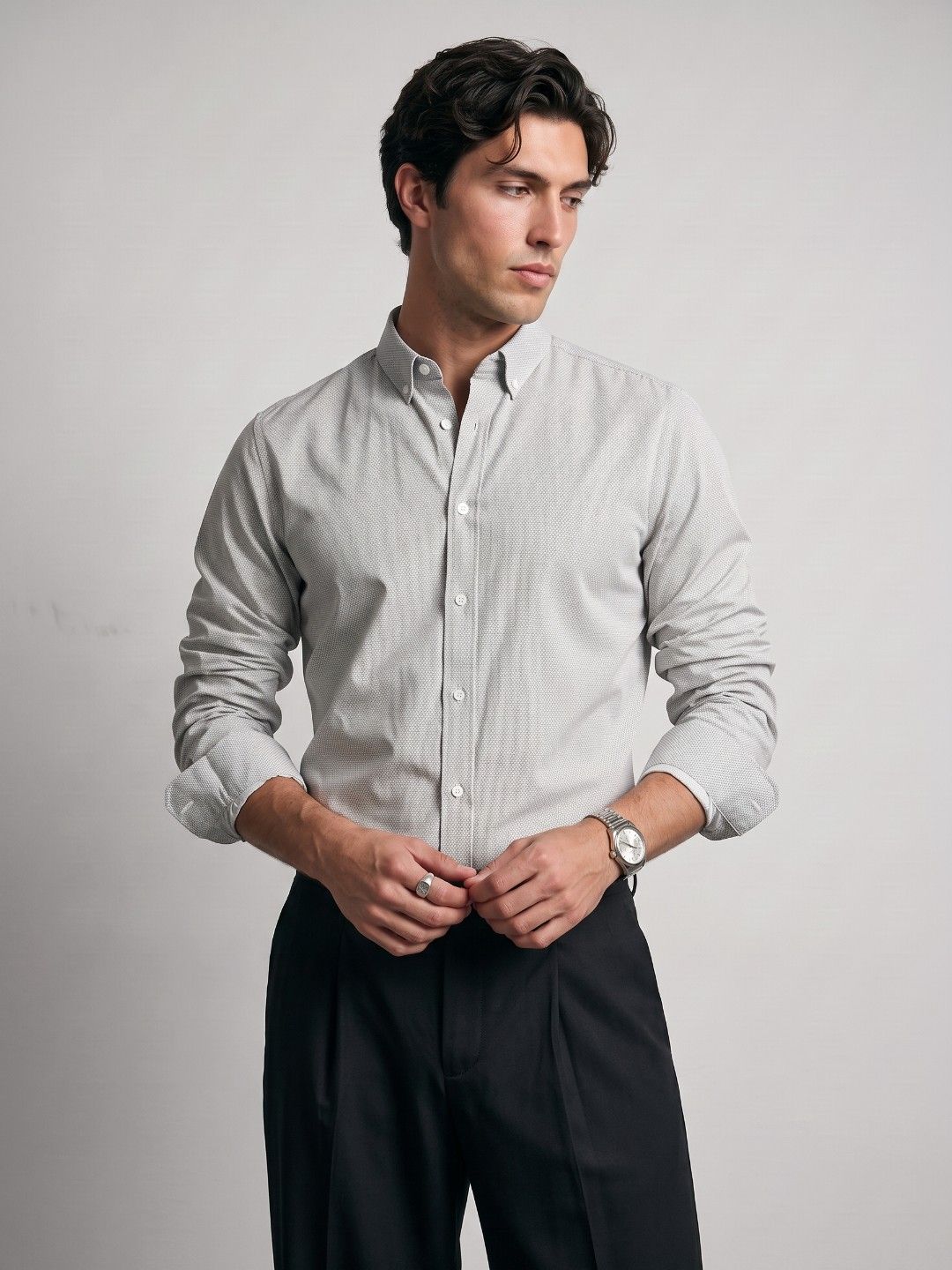 OvrWrk OvrWrk Men Printed Pure Cotton Casual Shirt