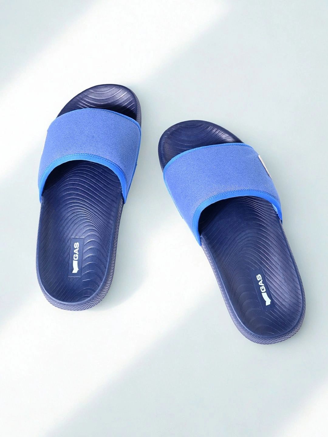 GAS Men SlipOnyx Blue Slides