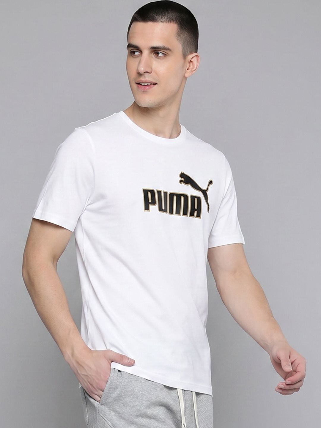 Puma Brand Logo Printed T-shirt