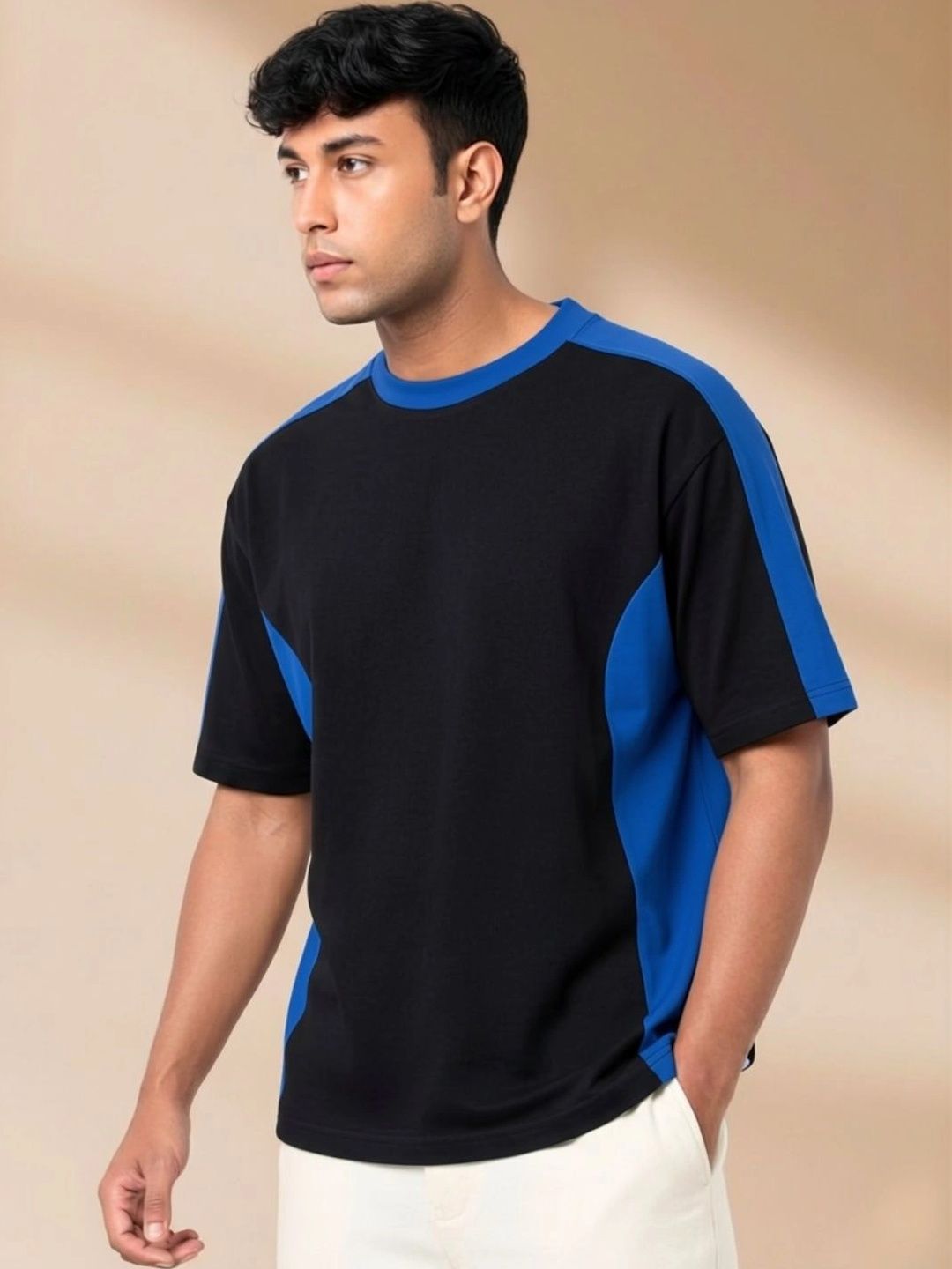 Cool Plus Men Colourblocked T-shirt