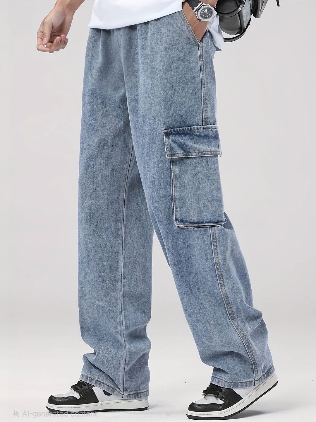 Encrypt Men Regular Fit High-Rise Jeans