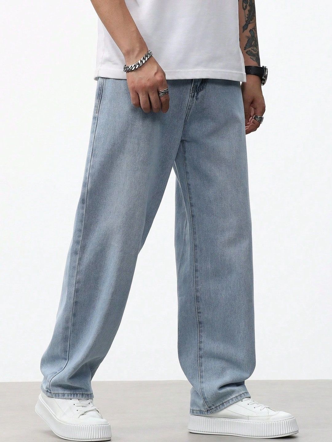 Encrypt Men Regular Fit High-Rise Jeans
