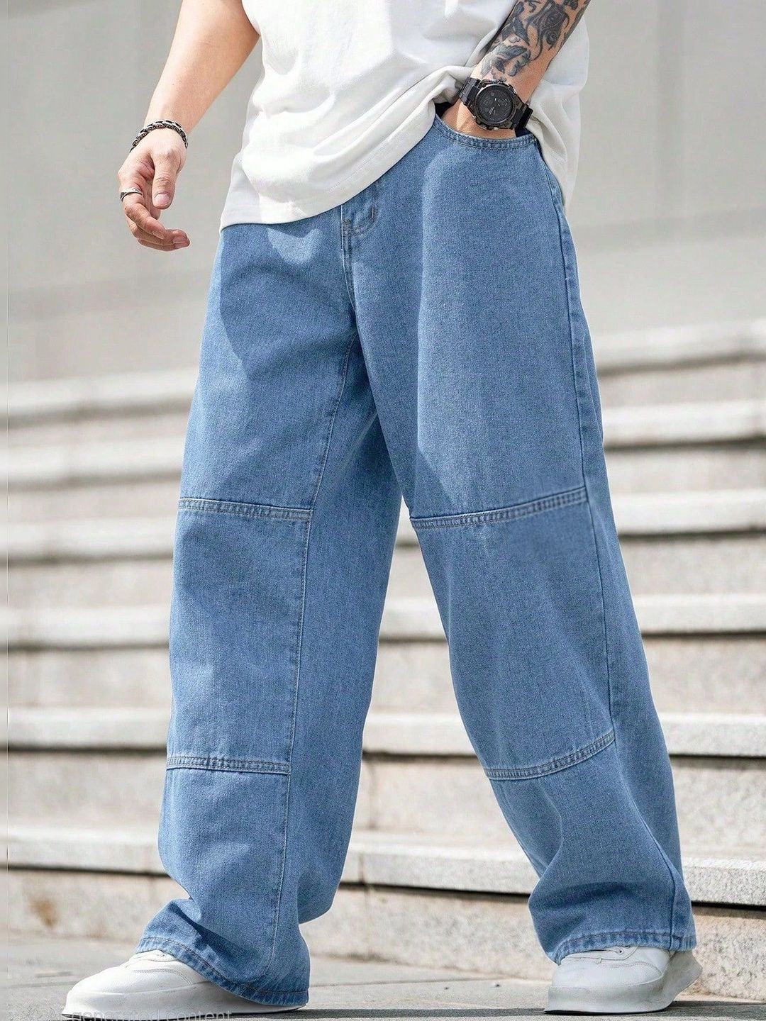 Encrypt Men Regular Fit High-Rise Jeans