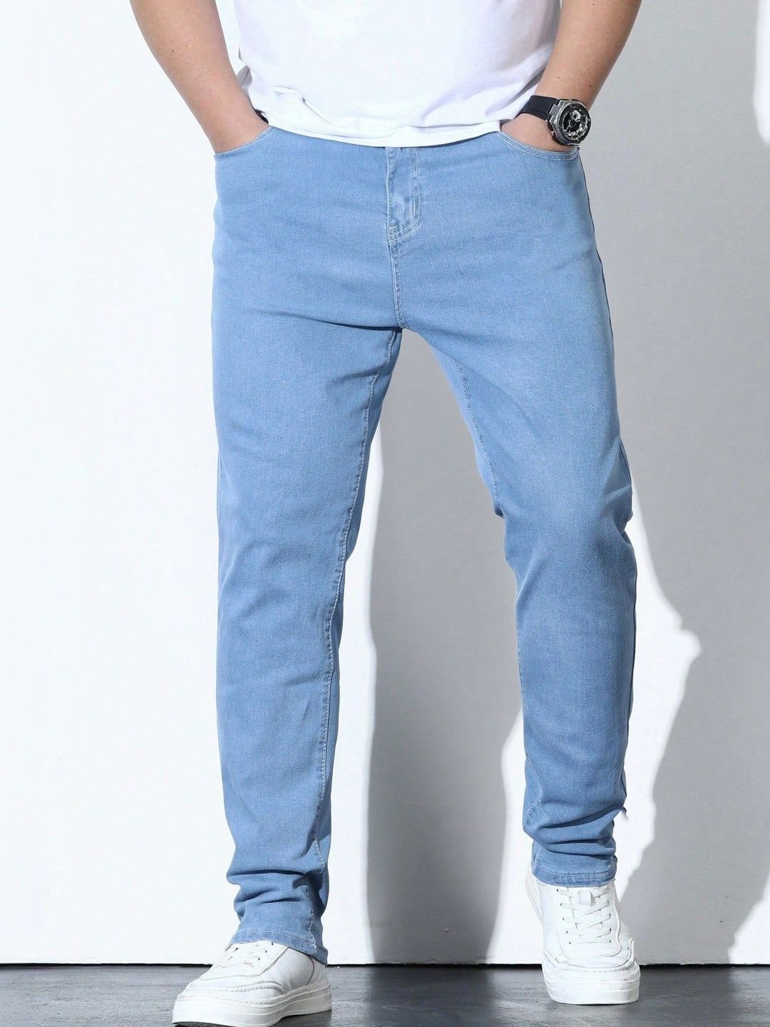 Encrypt Men Regular Fit High-Rise Jeans