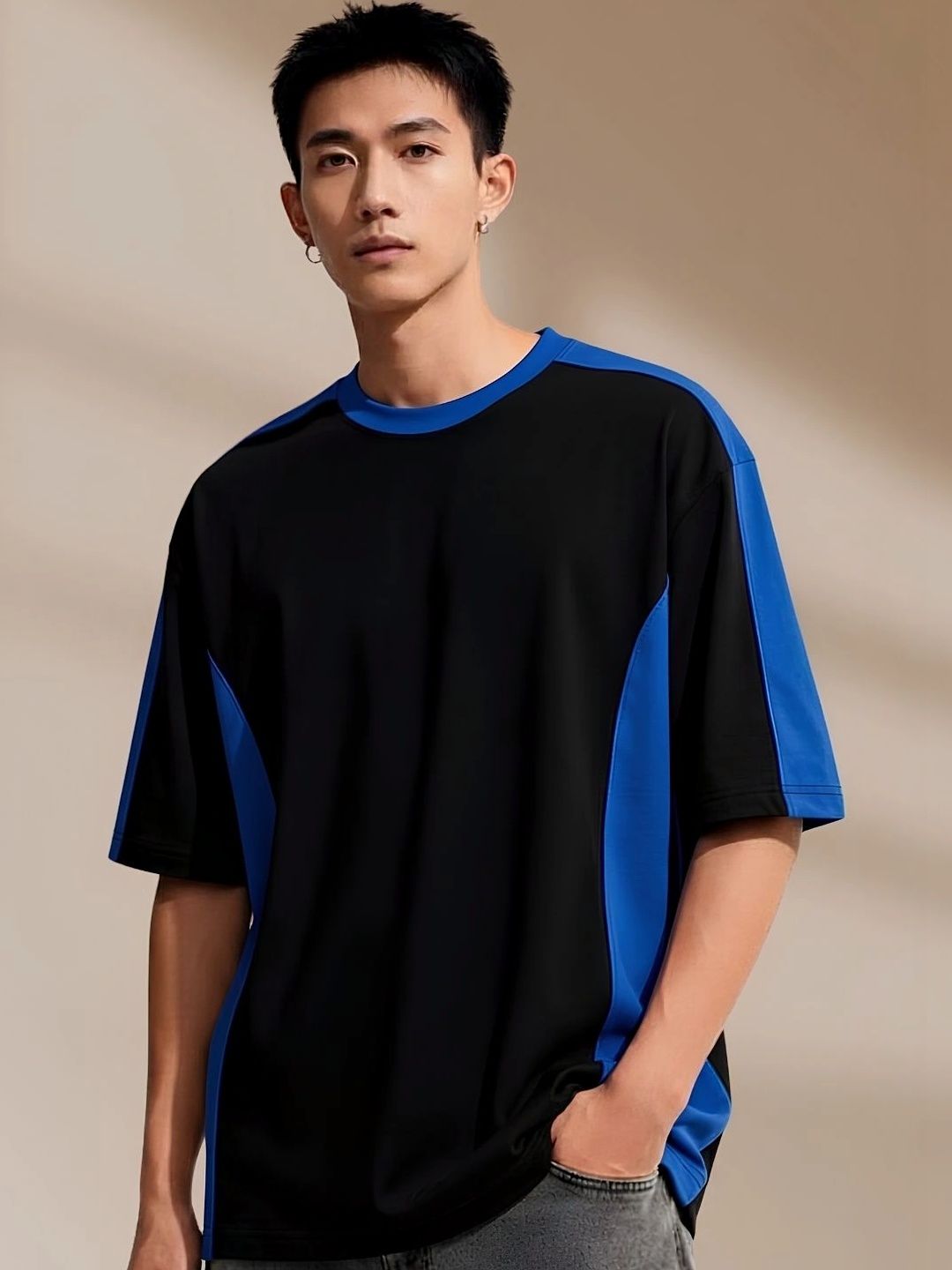 Cool Plus Men Colourblocked T-shirt