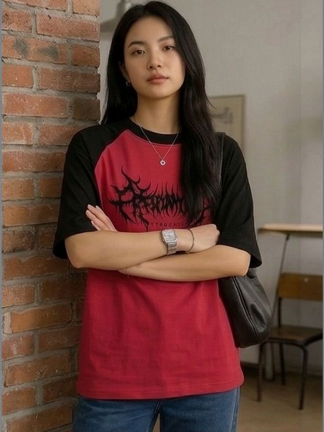 Bounce Back Apparels Women Colourblocked T-shirt