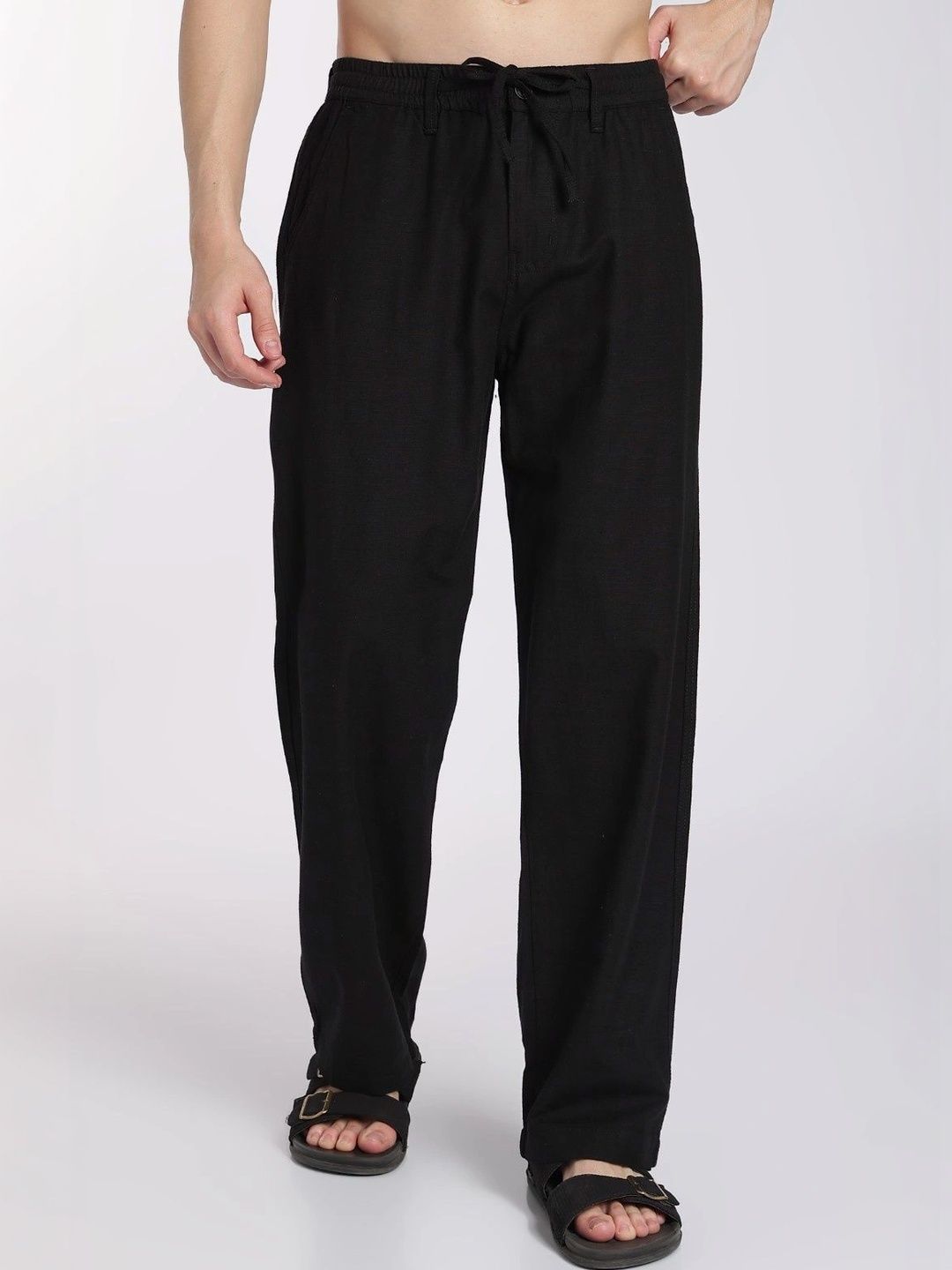 Buy SAINT JONES Men Original Straight Fit Easy Wash Chinos