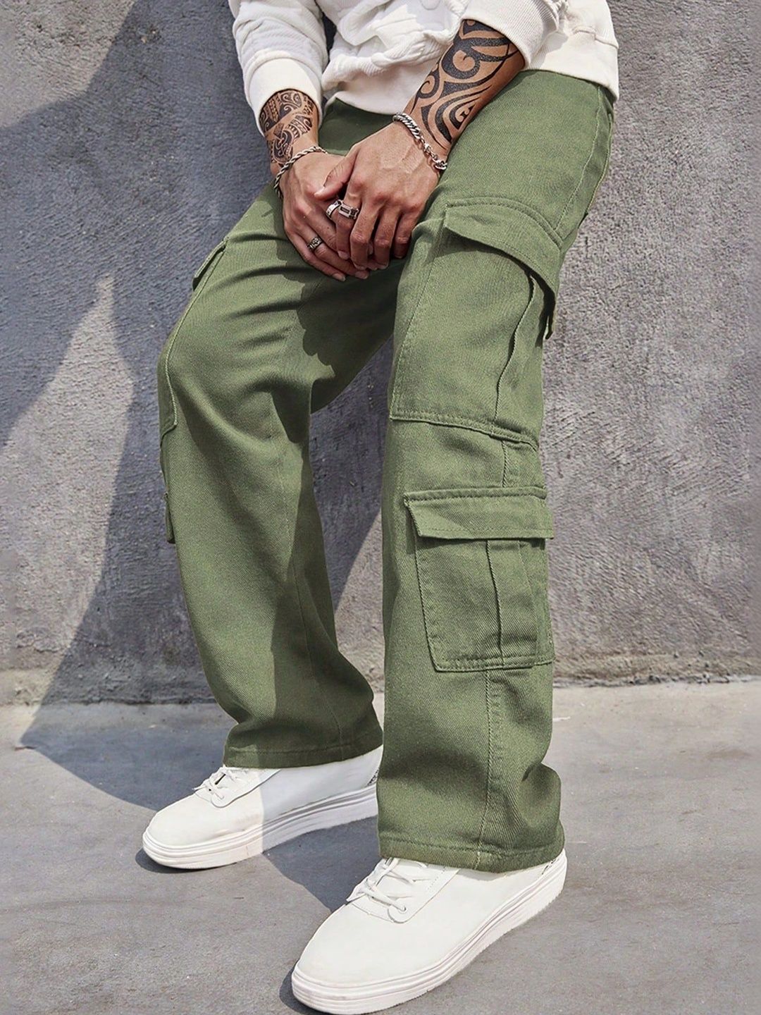Encrypt Men Regular Fit High-Rise Jeans