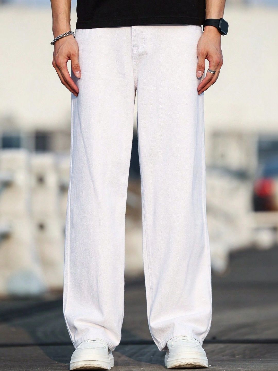 Encrypt Men Regular Fit High-Rise Jeans