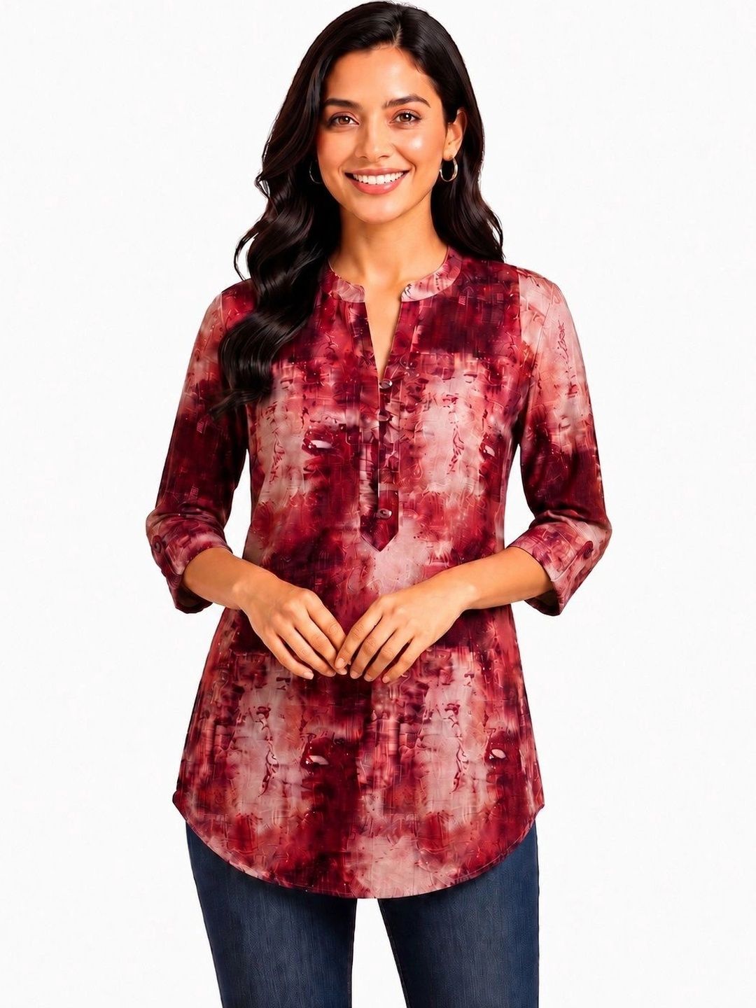 C H CREATION Printed Kurti