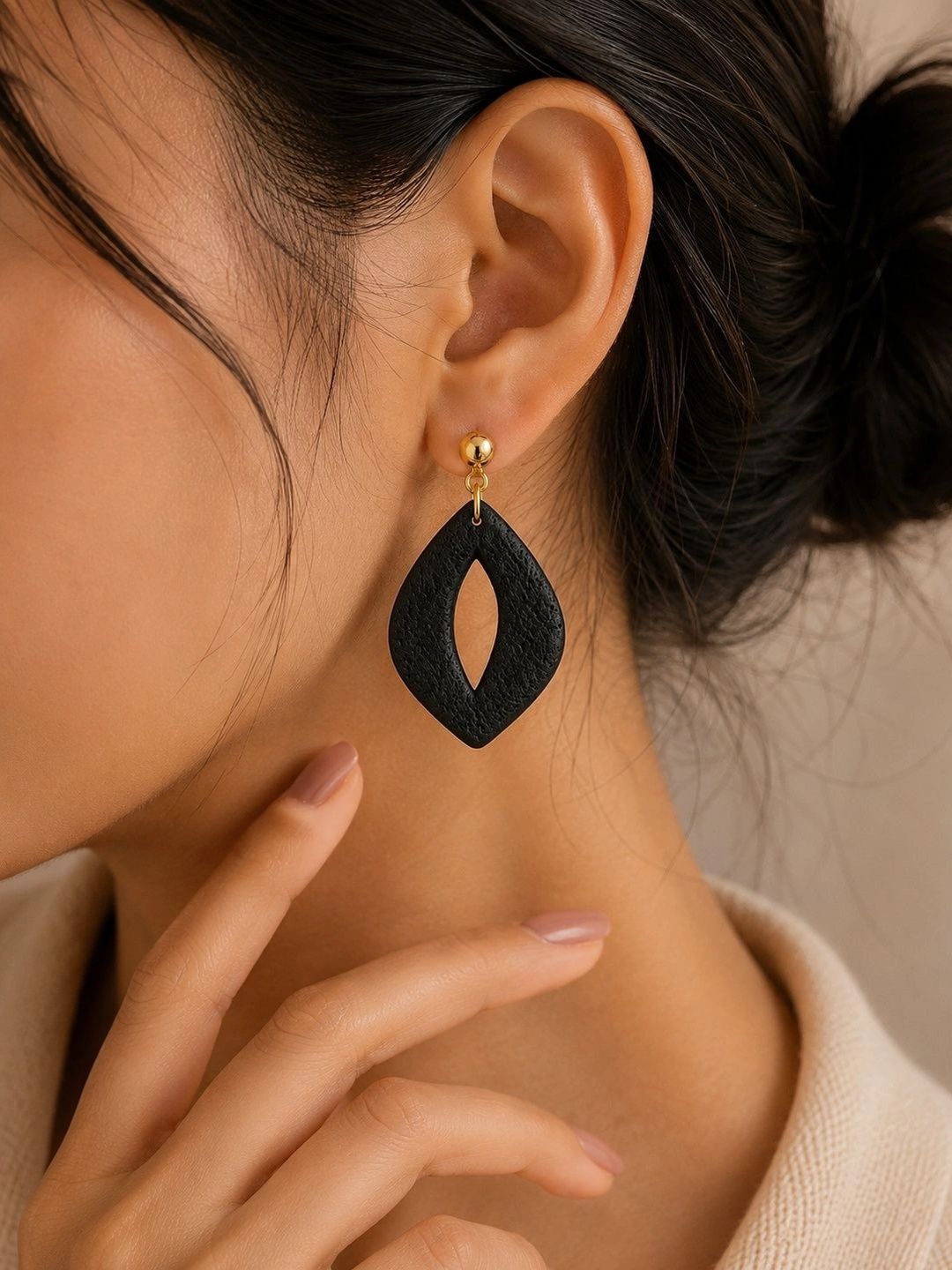 ClayCray Jewels Geometric Drop Earrings