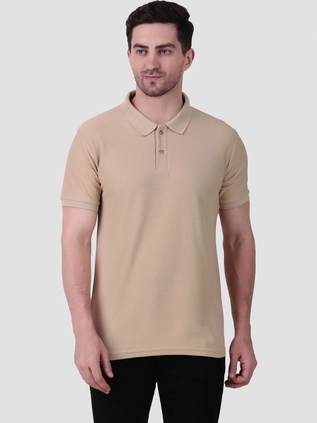 SIDLY PIDLY Men Polo Collar T-shirt