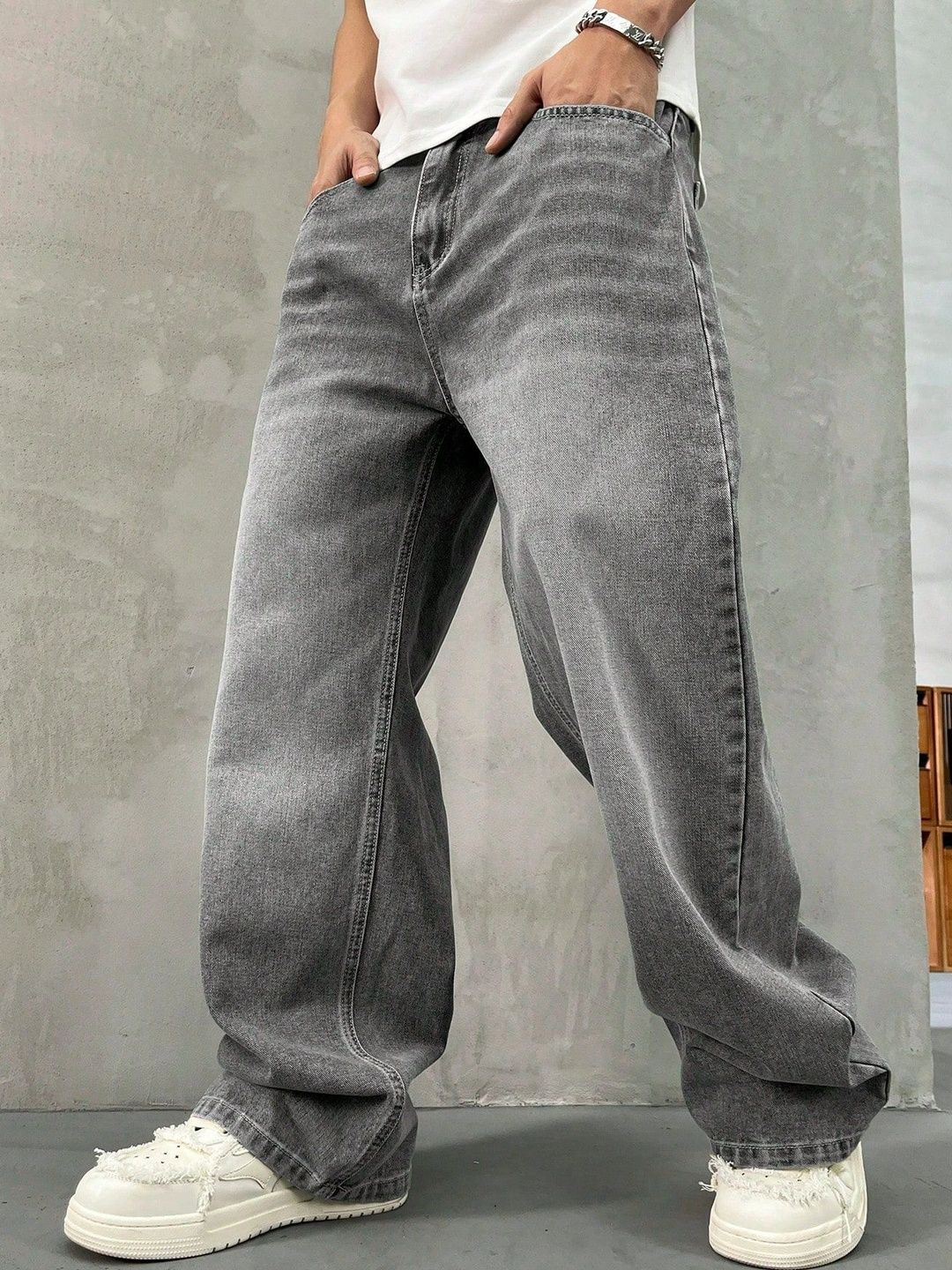 Encrypt Men Regular Fit High-Rise Jeans