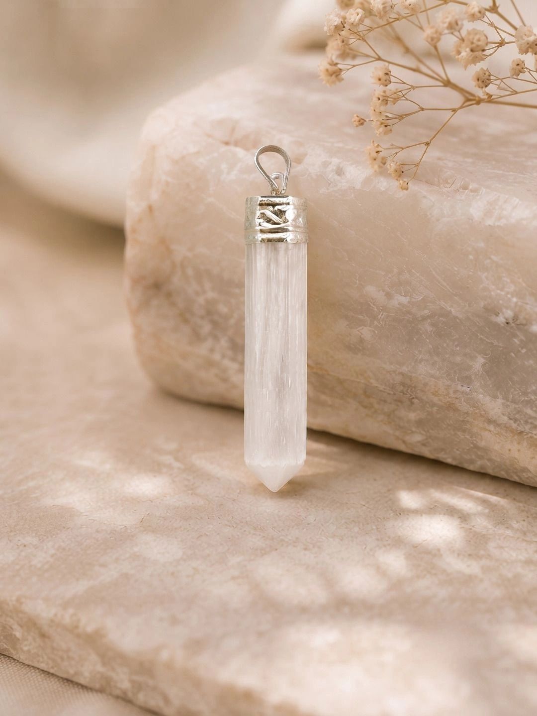 SOUL WISE Silver-Plated Geometric Pendants