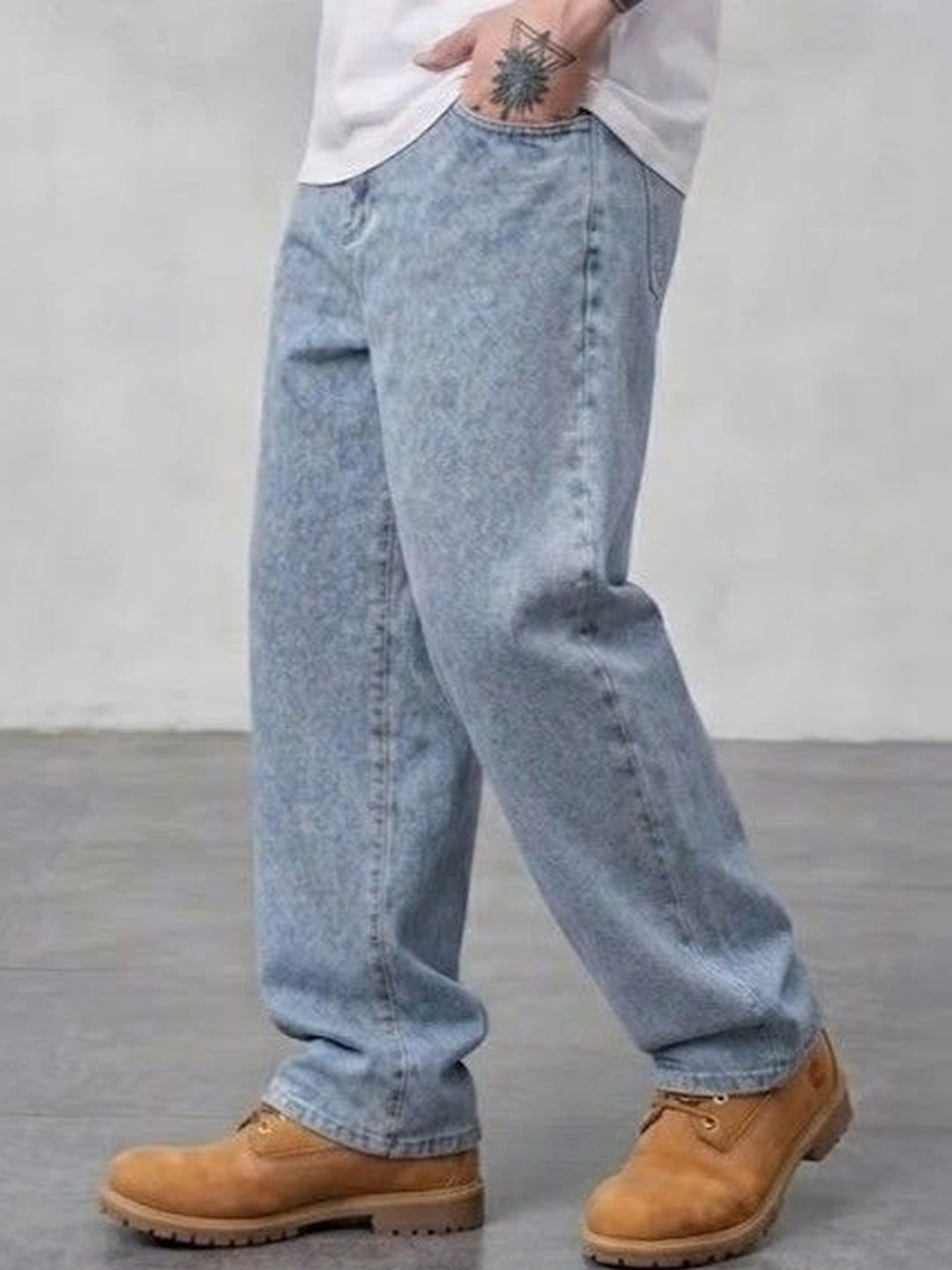 Smart Girls Store Men Straight Fit Mid-Rise Jeans