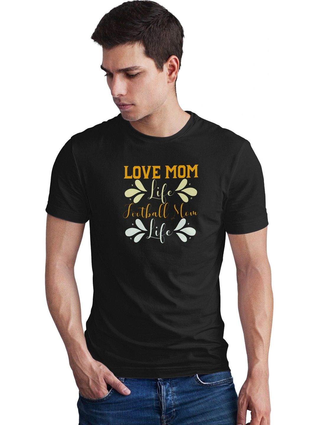 Seekbuylove Men Typography Printed Bio Finish T-shirt