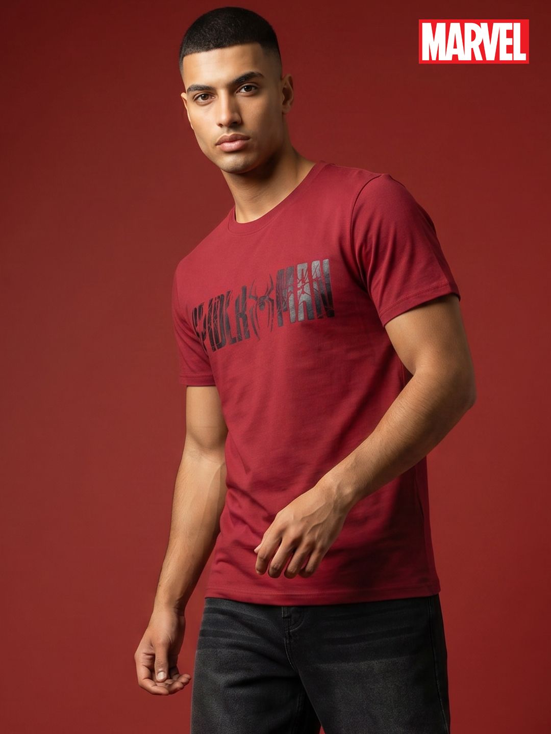 MARVEL STREET Men Typography Printed T-shirt