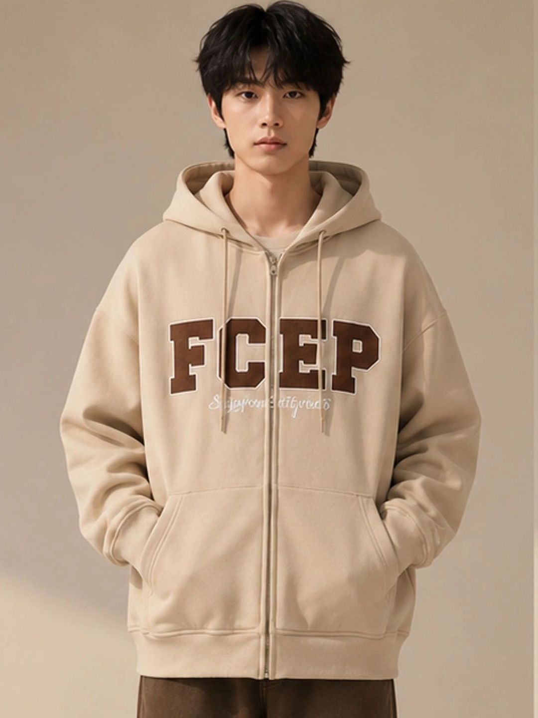 StyleCast Men Typography Parka Jacket