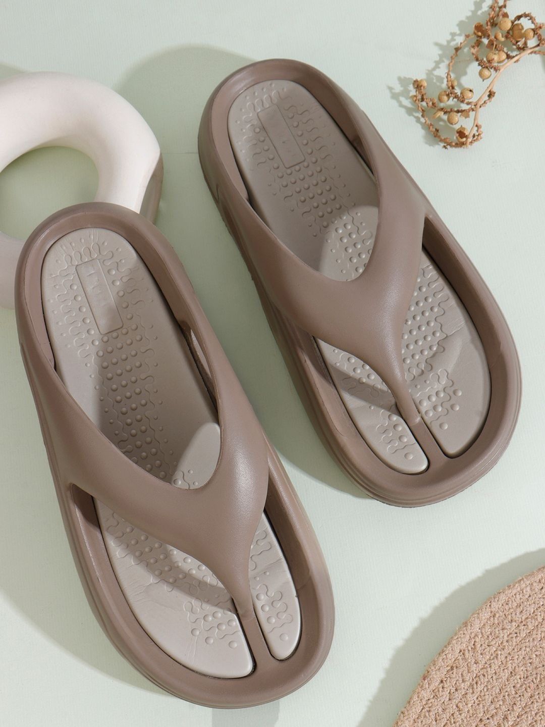 SUKUN SUKUN Men Thong Flip-Flops