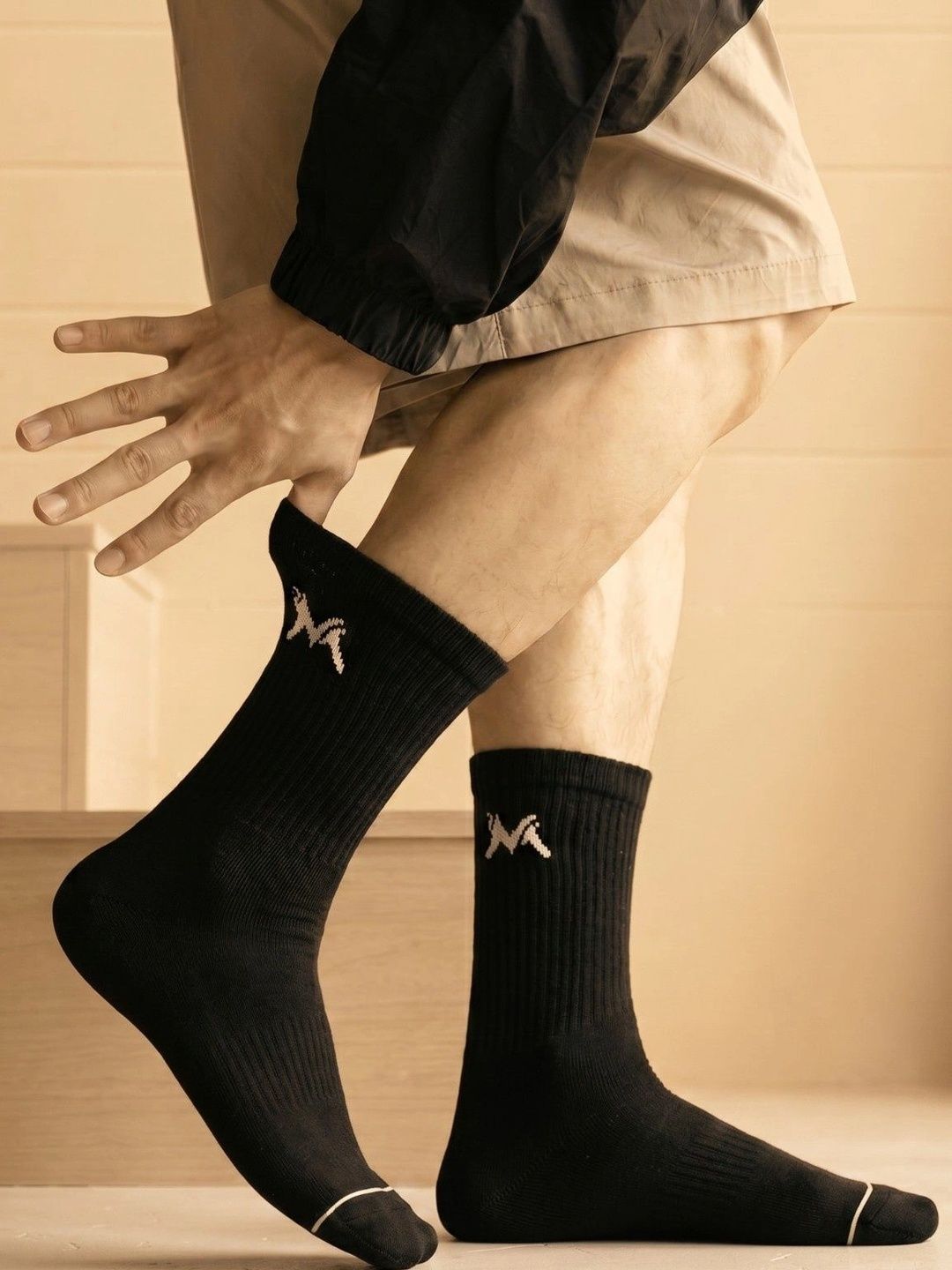 NEEMANS Unisex Pack of 3 Cotton Blend Assorted Above Ankle Socks