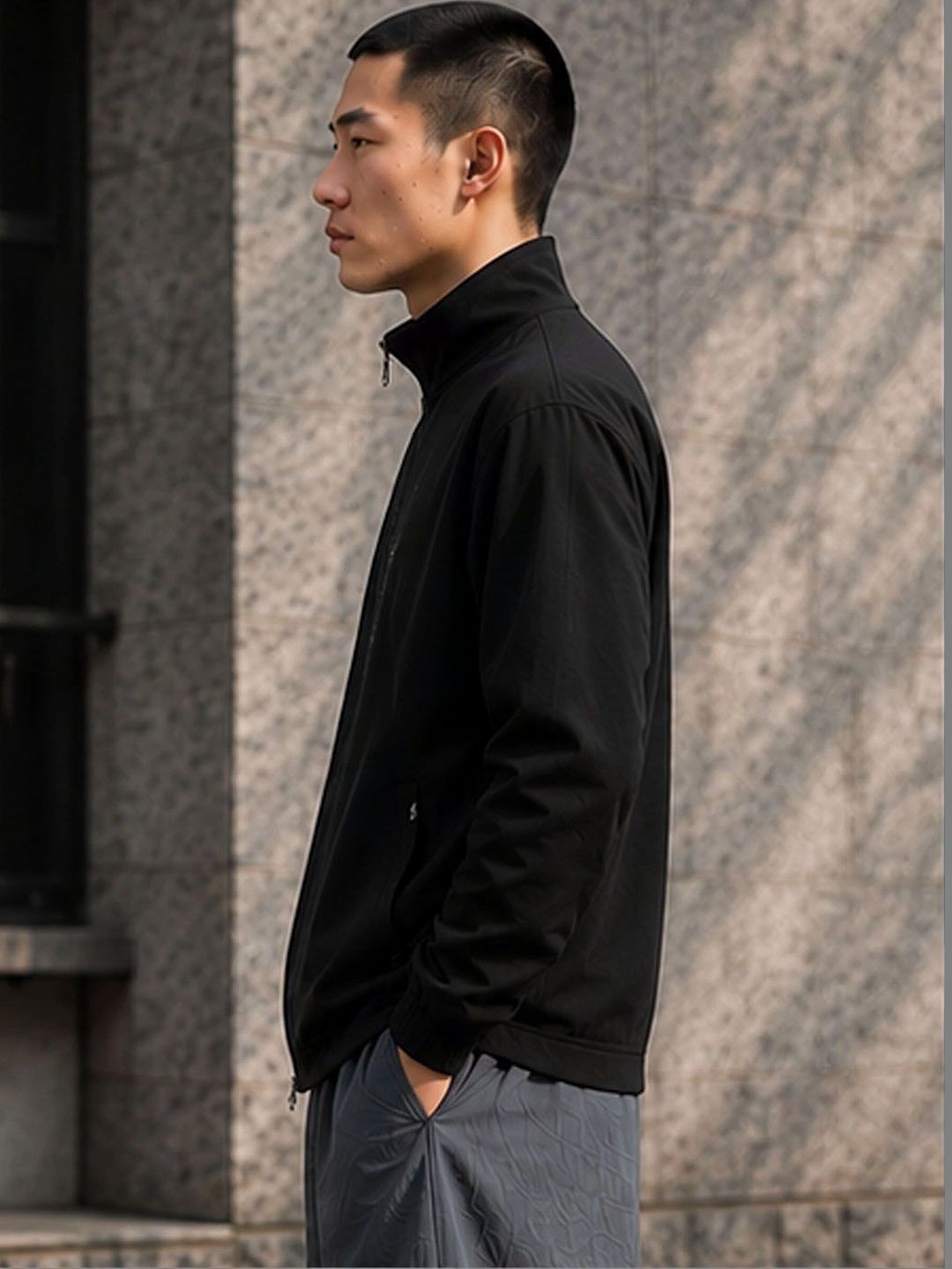 StyleCast Men Lightweight Bomber Jacket