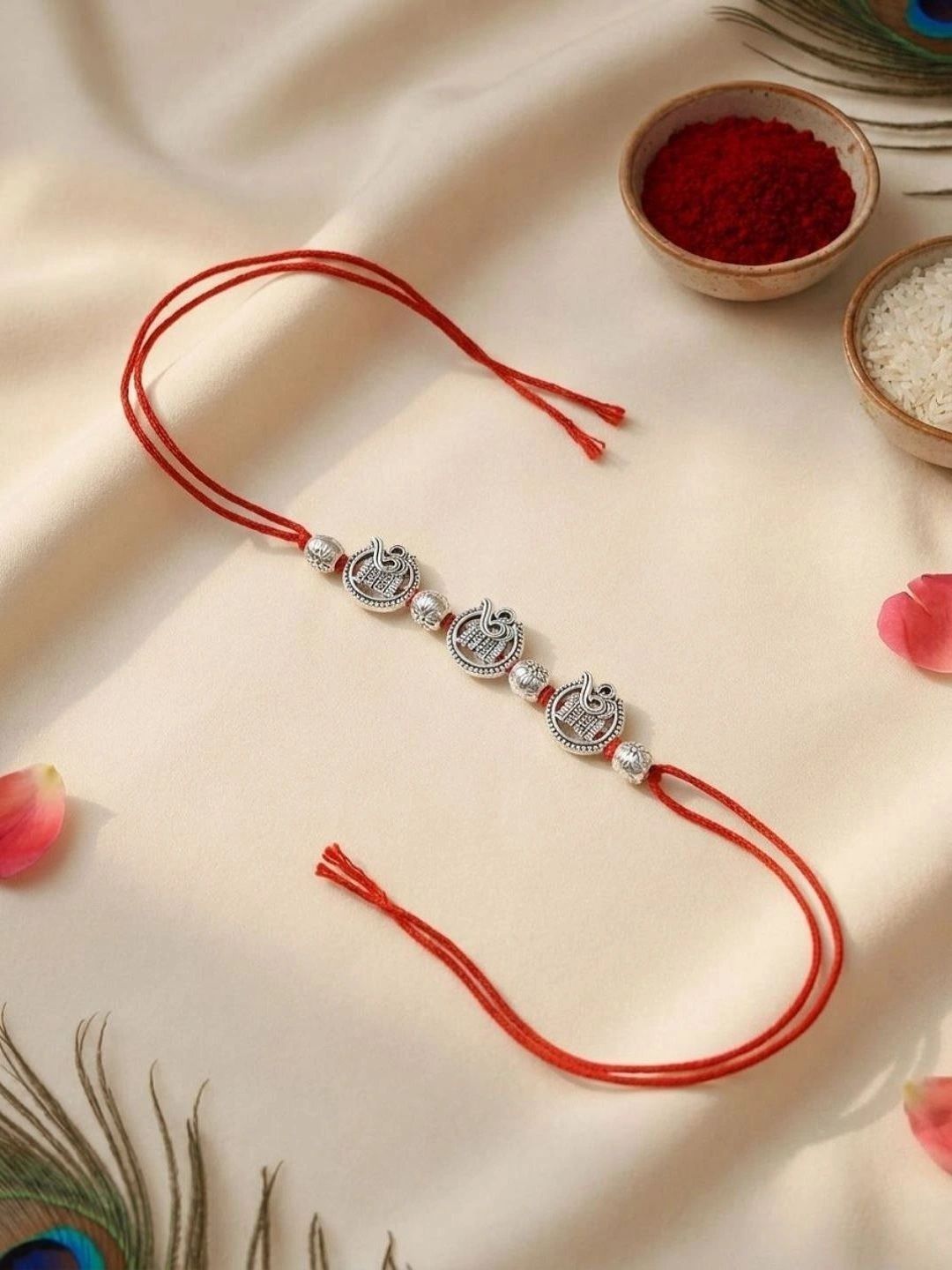Crunchy Fashion Thread Rakhi