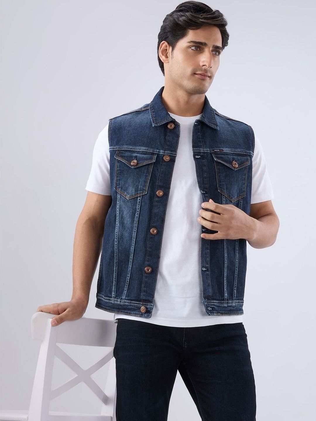 nostrum Men Denim Jacket