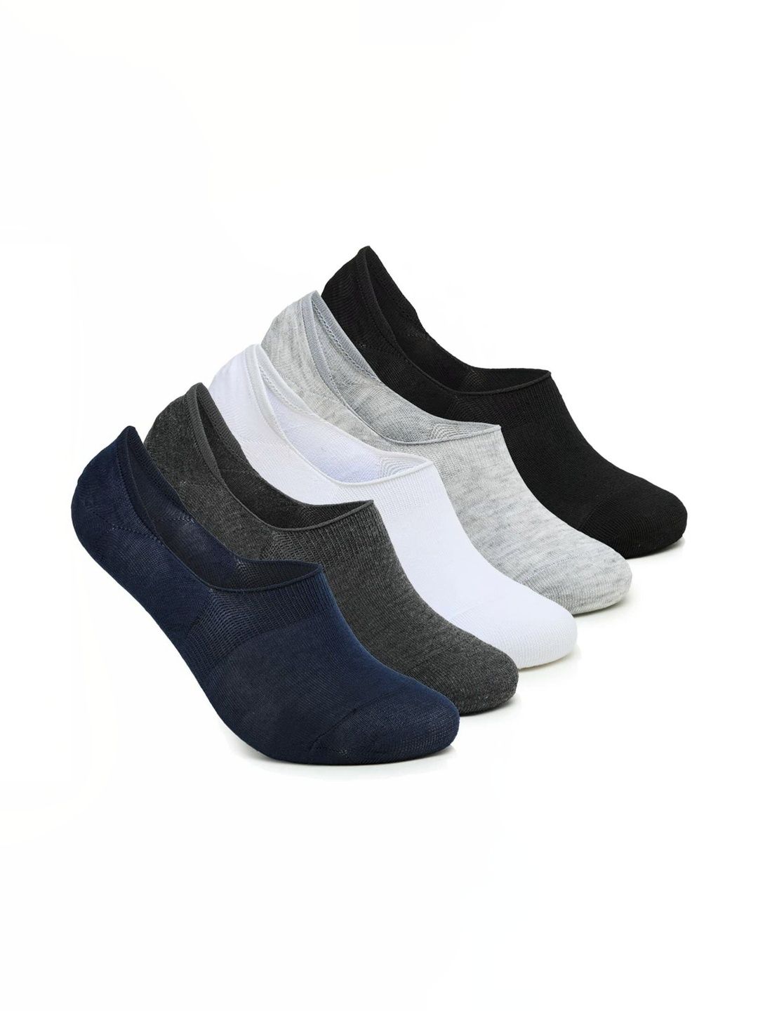 Faton Women Pack of 5 Cotton Shoe Liners Socks