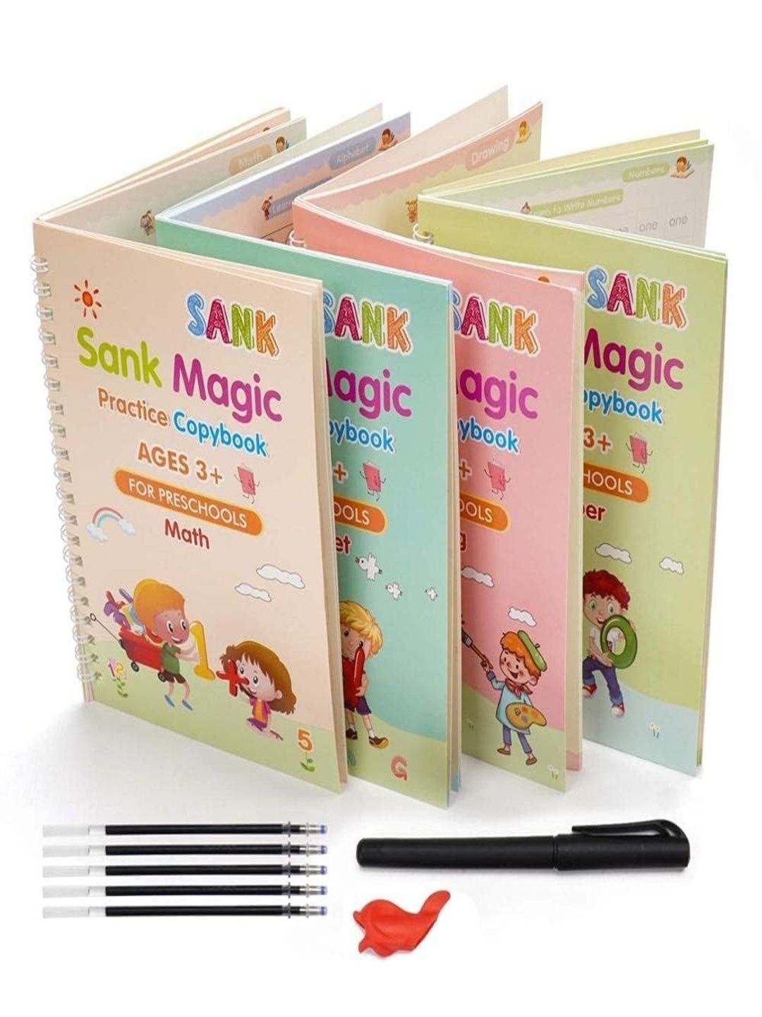 ARCADE TOYS Set of 4 BPA Free Scrapbook Activity Toys and Games