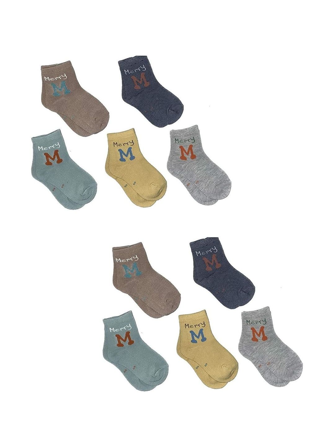 Faton Men Cotton Patterned Ankle Length Socks