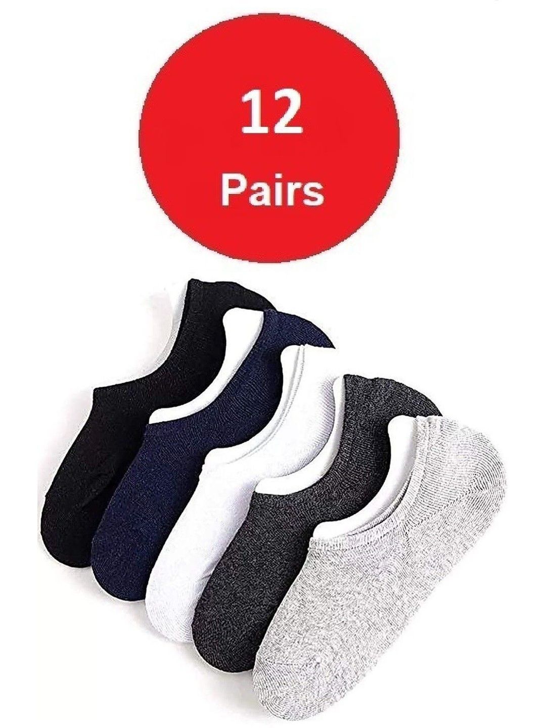 Faton Unisex Pack of 10 Cotton Ankle Length Socks