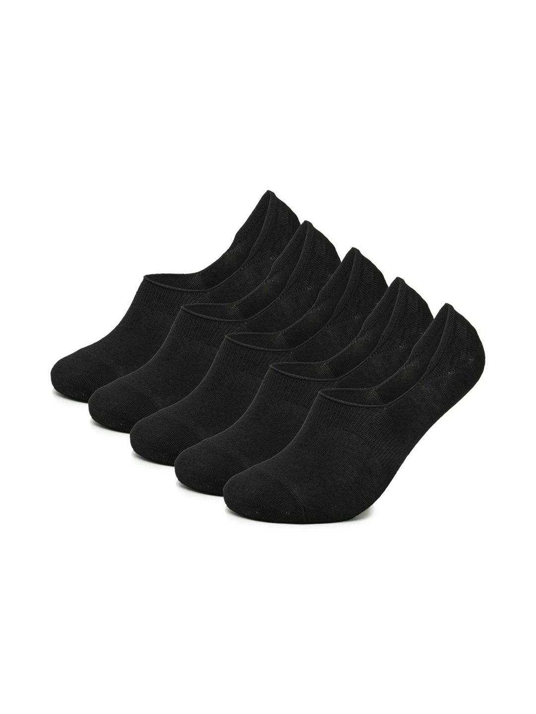 Faton Men Pack of 5 Cotton Shoe Liners Socks