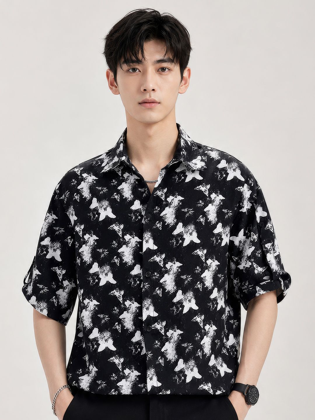 ANDREW HILL ANDREW HILL Men Regular Fit Animal Printed Casual Shirt